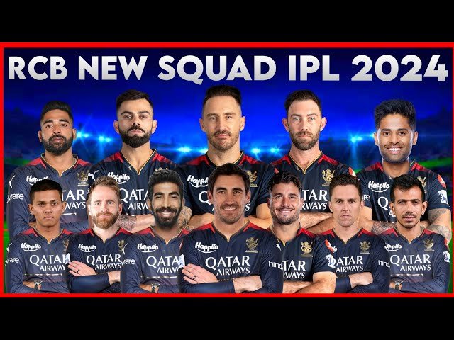 RCB players in IPL 2024